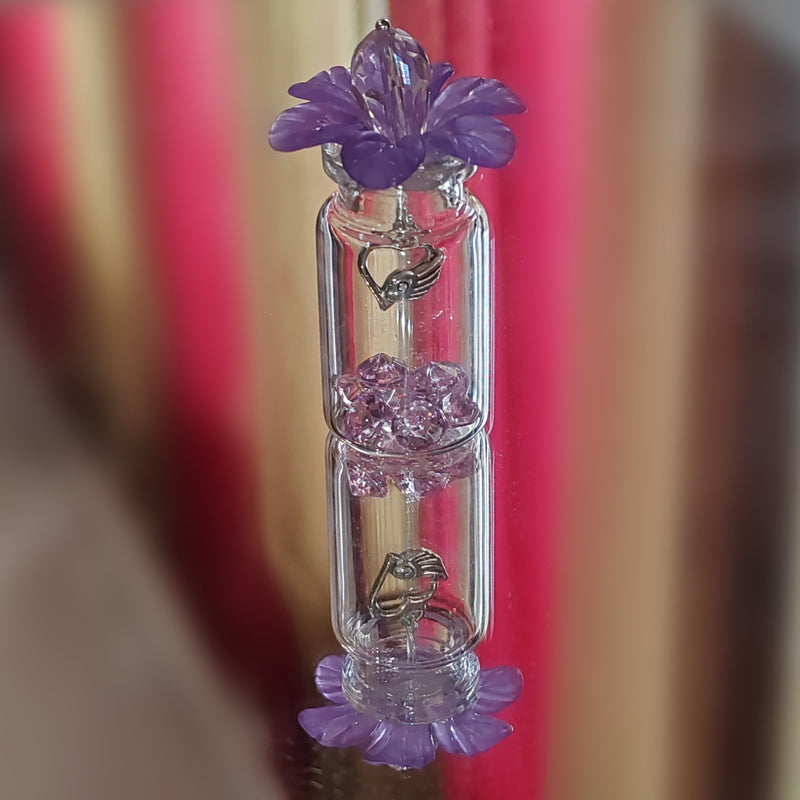 Spring Flower - mini Glass Bottle